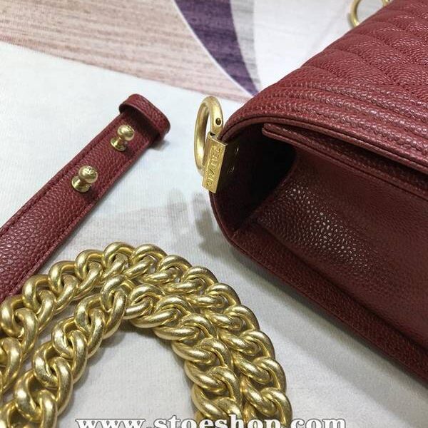 頂級頂級高仿包包香奈兒A67086 BOY chanel口蓋包顆粒壓花小牛皮chb10287