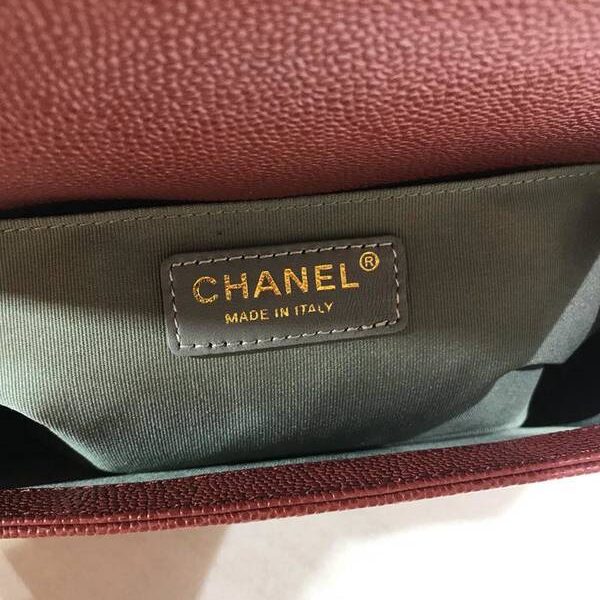 頂級頂級高仿包包香奈兒A67086 BOY chanel口蓋包顆粒壓花小牛皮chb10287