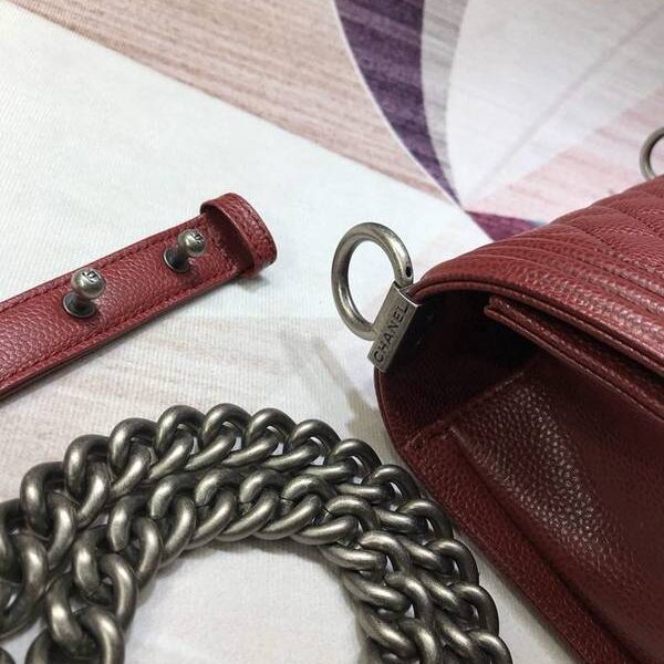 高仿香奈兒錢包香奈兒A67086 BOY chanel口蓋包顆粒壓花小牛皮chb10289