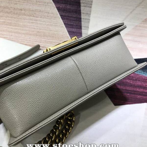 高仿複刻包香奈兒A67086 BOY chanel口蓋包顆粒壓花小牛皮chb10291