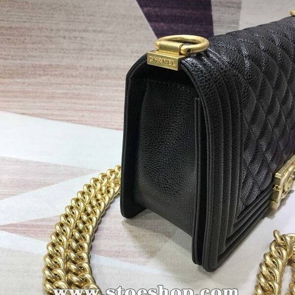 chanel精仿包包香奈兒A67086 BOY chanel口蓋包顆粒壓花小牛皮chb10293