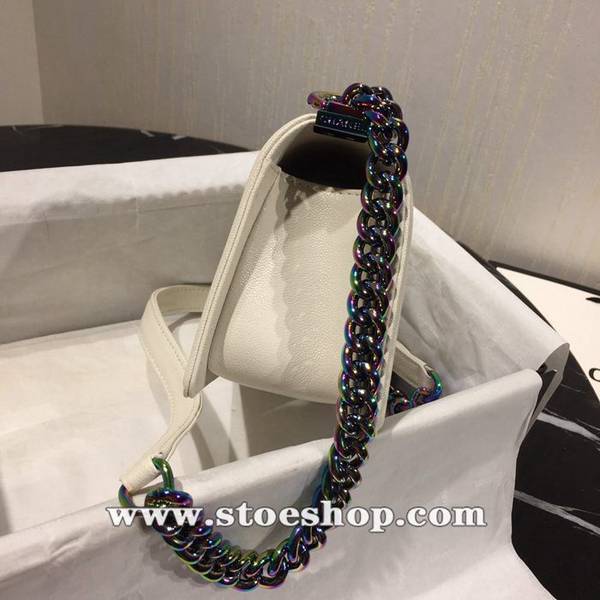最專業頂級高仿奢侈品香奈兒Le Boy 七彩珠光細球紋牛皮翻蓋鏈條包chb10335 6 最專業頂級高仿奢侈品香奈兒Le Boy 七彩珠光細球紋牛皮翻蓋鏈條包chb10335