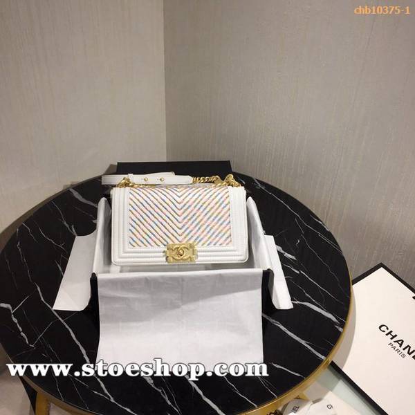 chanel斜背包chanel Leboy SS春夏系列炫麗色彩小牛皮神仙包chb10375