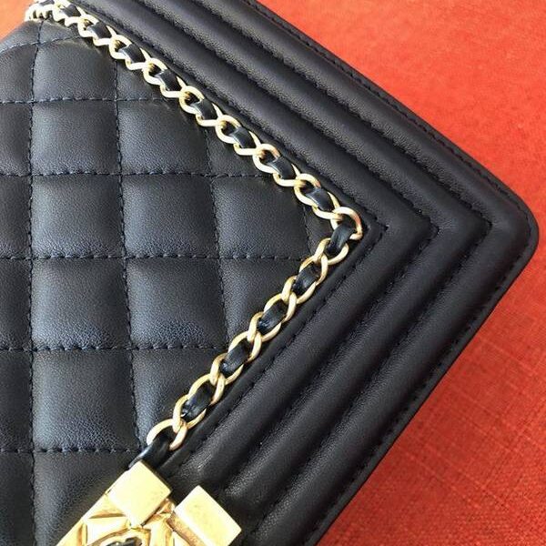 chanel短夾chanel67086海軍藍原單質量原單進口胎牛皮chb10396
