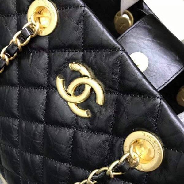 chanel飾品香奈兒A57974最新款棱格顆粒壓花小牛皮配與手柄母子購物小號手提包chb10398
