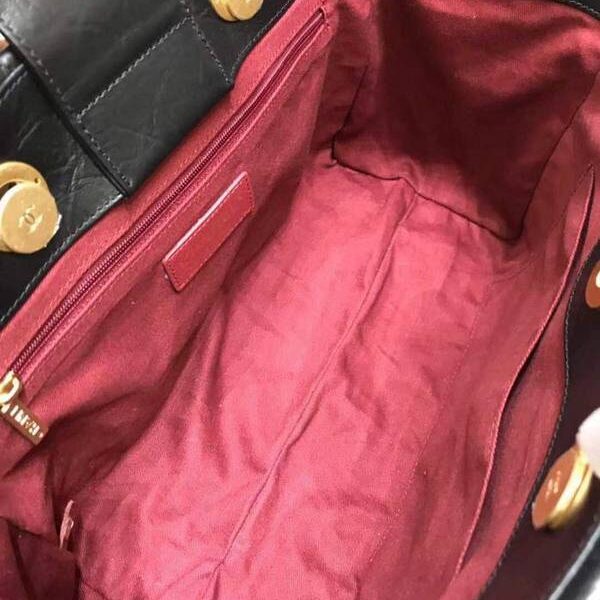 chanel飾品香奈兒A57974最新款棱格顆粒壓花小牛皮配與手柄母子購物小號手提包chb10398
