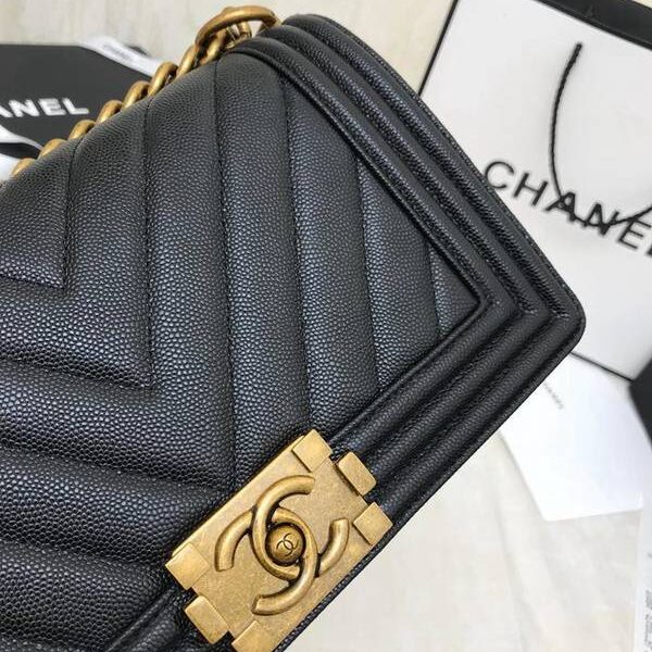 完美複刻大V細球紋chanel秋冬爆款67086 leboy系列 V格進口細球紋小牛皮chb10467