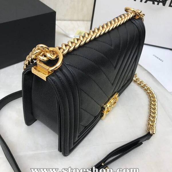 可與真品媲美大V細球紋chanel秋冬爆款67086 leboy系列 V格進口細球紋小牛皮chb10468