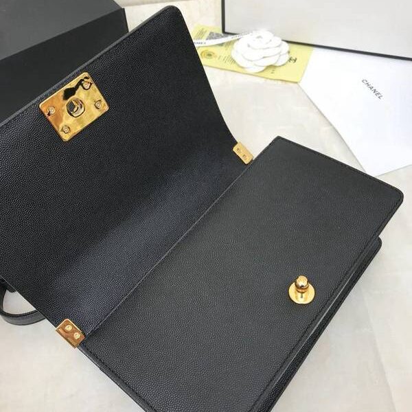 可與真品媲美大V細球紋chanel秋冬爆款67086 leboy系列 V格進口細球紋小牛皮chb10468