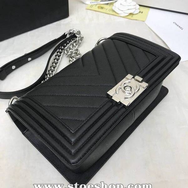 與專櫃同步大V細球紋chanel秋冬爆款67086 leboy系列 V格進口細球紋小牛皮chb10469