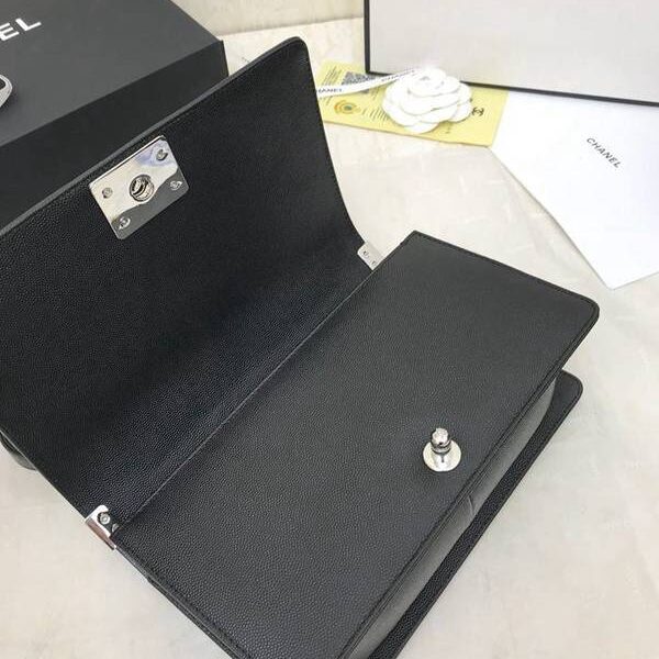 與專櫃同步大V細球紋chanel秋冬爆款67086 leboy系列 V格進口細球紋小牛皮chb10469