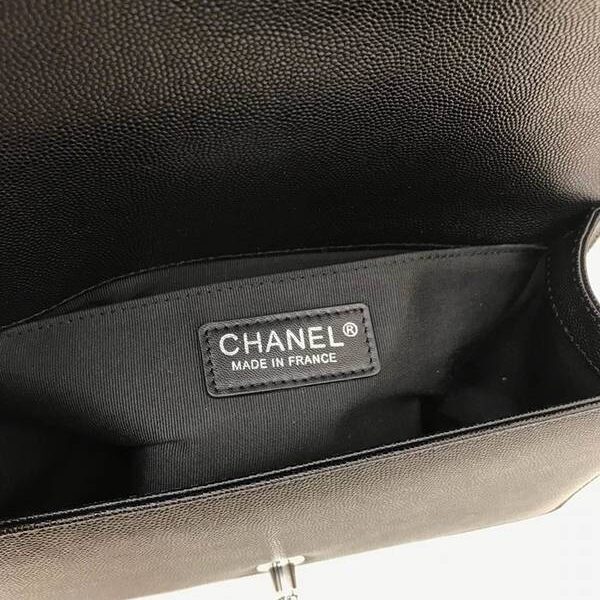 與專櫃同步大V細球紋chanel秋冬爆款67086 leboy系列 V格進口細球紋小牛皮chb10469