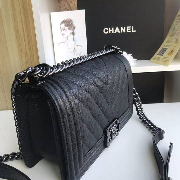 品質為先大V細球紋chanel秋冬爆款67086 leboy系列 V格進口細球紋小牛皮chb10470