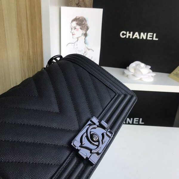 品質為先大V細球紋chanel秋冬爆款67086 leboy系列 V格進口細球紋小牛皮chb10470