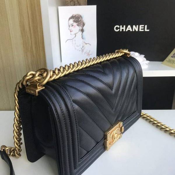熱銷經典款大V細球紋chanel秋冬爆款67086 leboy系列 V格進口細球紋小牛皮chb10473