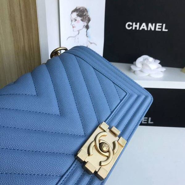 高檔皮具產品大V細球紋chanel秋冬爆款67086 leboy系列 V格進口細球紋小牛皮chb10475
