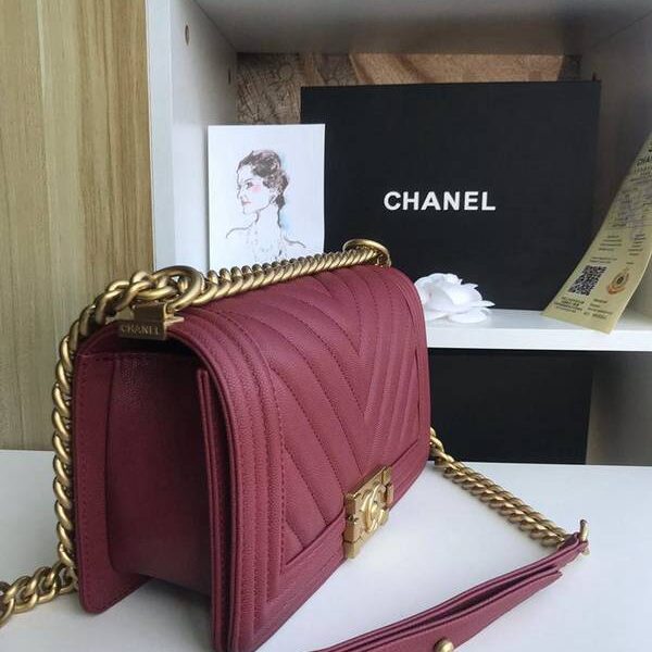 嚴格要求品質大V細球紋chanel秋冬爆款67086 leboy系列 V格進口細球紋小牛皮chb10476