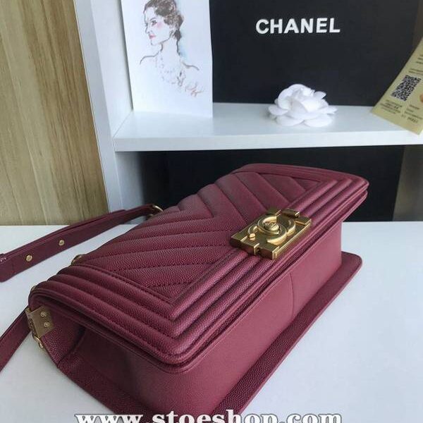 嚴格要求品質大V細球紋chanel秋冬爆款67086 leboy系列 V格進口細球紋小牛皮chb10476