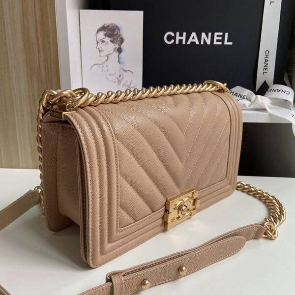 廠家直銷大V細球紋chanel秋冬爆款67086 leboy系列 V格進口細球紋小牛皮chb10480