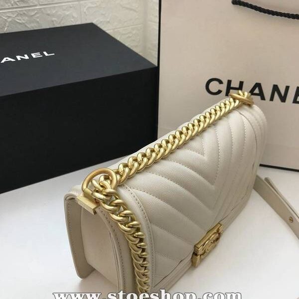 專櫃原廠包裝大V細球紋chanel秋冬爆款67086 leboy系列 V格進口細球紋小牛皮chb10484