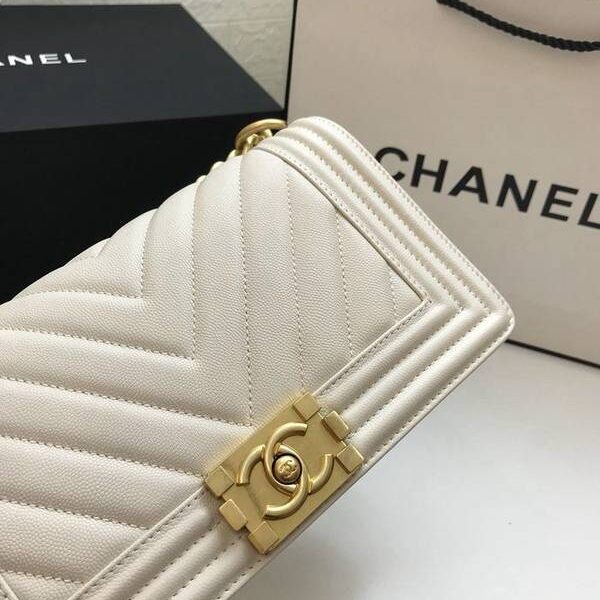 專櫃原廠包裝大V細球紋chanel秋冬爆款67086 leboy系列 V格進口細球紋小牛皮chb10484
