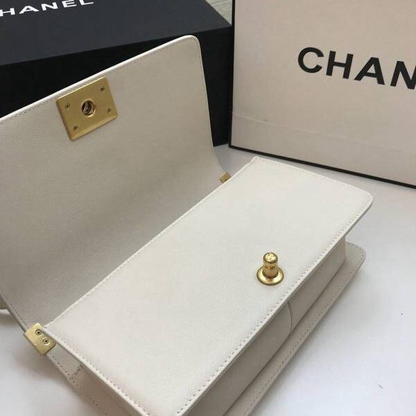 專櫃原廠包裝大V細球紋chanel秋冬爆款67086 leboy系列 V格進口細球紋小牛皮chb10484