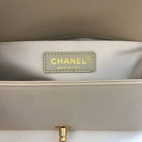 專櫃原廠包裝大V細球紋chanel秋冬爆款67086 leboy系列 V格進口細球紋小牛皮chb10484