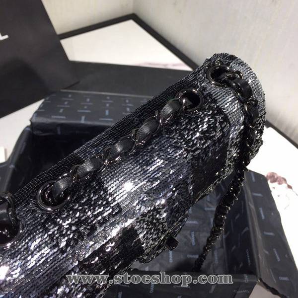 香奈兒包高仿槍扣chanel最新款珠片包cf內裏配進口小羊皮chb10535 5 香奈兒包高仿槍扣chanel最新款珠片包cf內裏配進口小羊皮chb10535