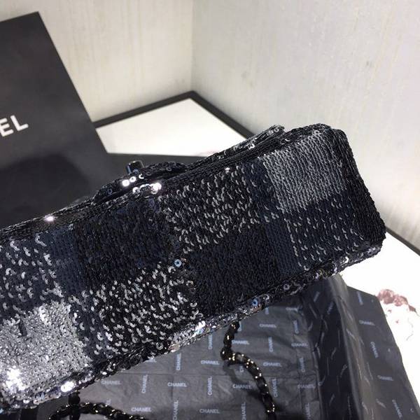 香奈兒包高仿槍扣chanel最新款珠片包cf內裏配進口小羊皮chb10535 7 香奈兒包高仿槍扣chanel最新款珠片包cf內裏配進口小羊皮chb10535