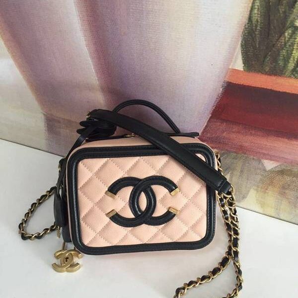 純手工包皮帶chanel春夏新款呢子化妝包單肩斜挎手提chb10631