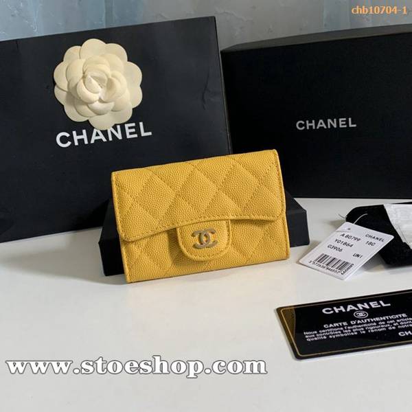 香奈兒小背包高仿chanel經典cf小卡包荔枝紋菱格紋路chb10704