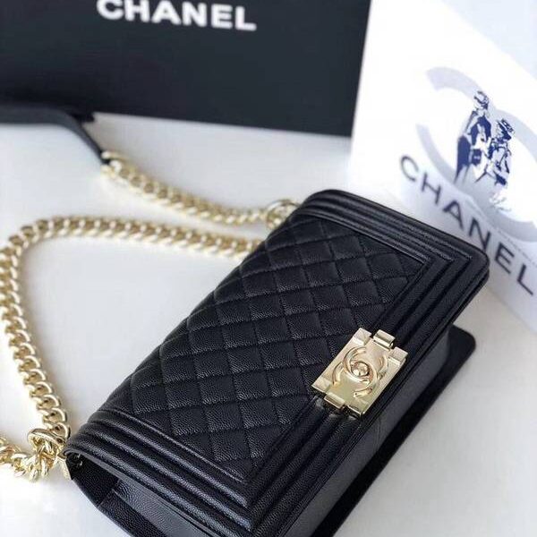 一比一精仿包包chanel67086原單質量原單進口魚子醬牛皮chb10726