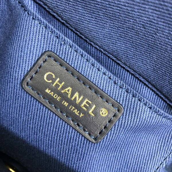 引領時尚潮流chanel 2020cf早春度假系列丹寧牛仔布包chb10846