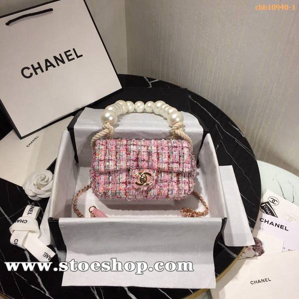 香奈兒高仿精品店chanel新款珍珠毛呢CFchb10940