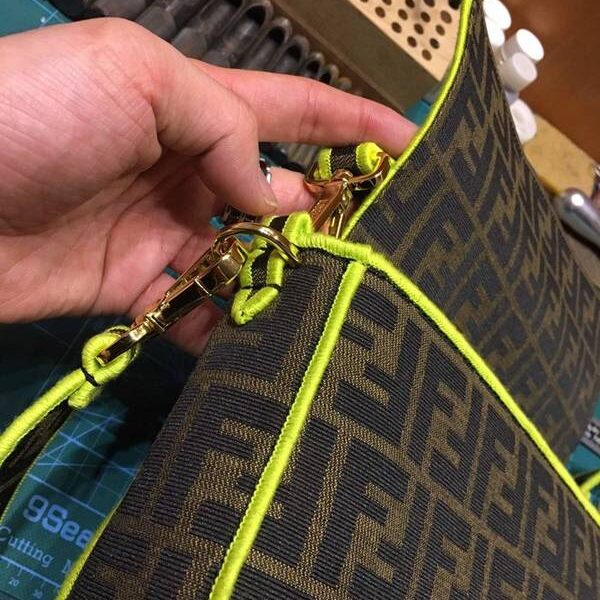 高仿包包芬迪頂級原單（ Fendi 5002 Baguette FF logo 老花系列 精品）fendi-11535
