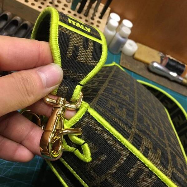 高仿包包芬迪頂級原單（ Fendi 5002 Baguette FF logo 老花系列 精品）fendi-11535