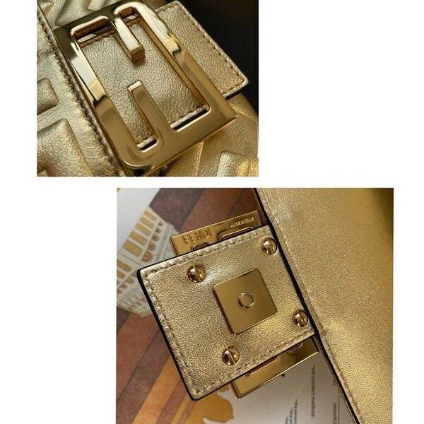 頂級原單芬迪頂級原單Baguette FF logo浮雕系列it’s not a bag，it’s Baguettefendi-11636