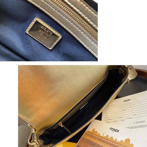 頂級原單芬迪頂級原單Baguette FF logo浮雕系列it’s not a bag，it’s Baguettefendi-11636