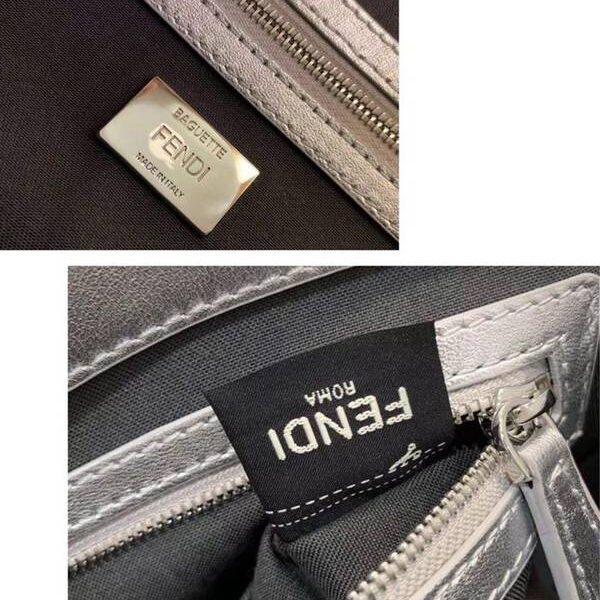 最高等級芬迪頂級原單Baguette FF logo浮雕系列it’s not a bag，it’s Baguettefendi-11637