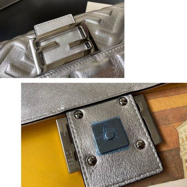 最高等級芬迪頂級原單Baguette FF logo浮雕系列it’s not a bag，it’s Baguettefendi-11637