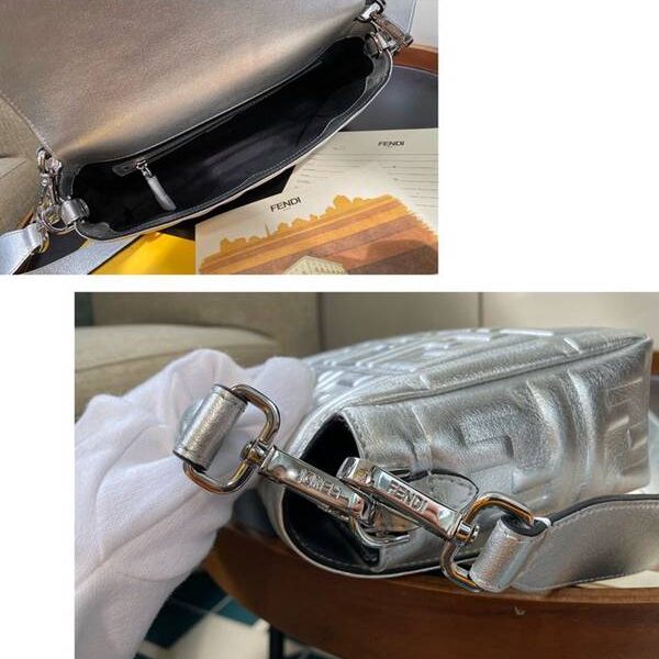 最高等級芬迪頂級原單Baguette FF logo浮雕系列it’s not a bag，it’s Baguettefendi-11637