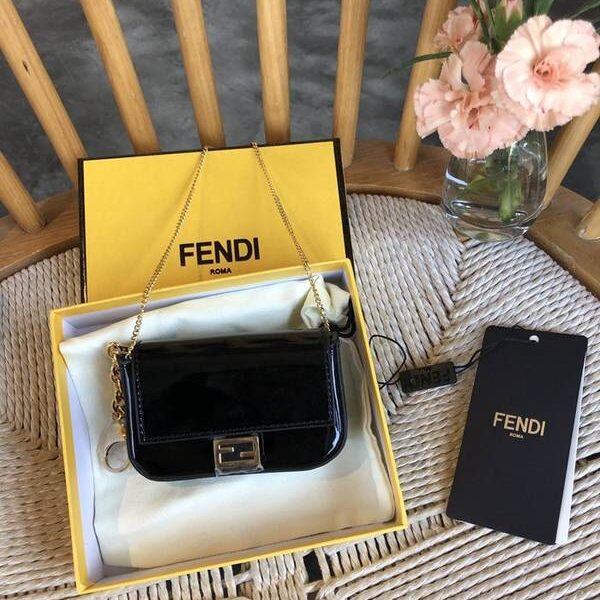 高仿包包批發芬迪頂級原單BAGUETTE手袋Selleria Baguette零錢包腰帶包fendi-11670
