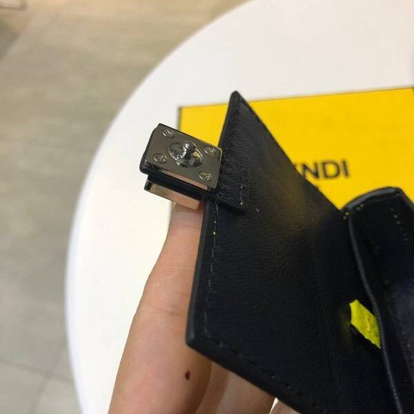 a貨芬迪頂級原單baguette mini法棍包進口牛皮翻蓋fendi-11676