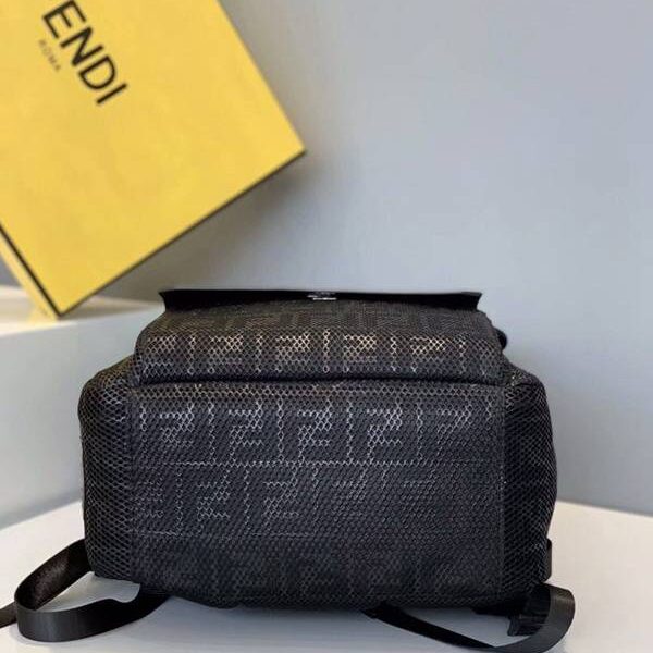 竭誠精品芬迪頂級原單高科技印花網料牛皮背包fendi-11733