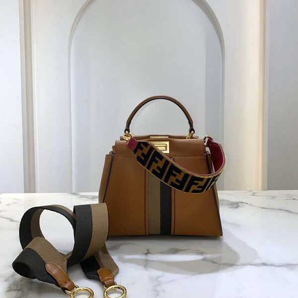 高仿芬迪頂級原單peekaboo全牛皮fendi-11773