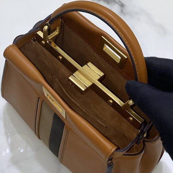 高仿芬迪頂級原單peekaboo全牛皮fendi-11773