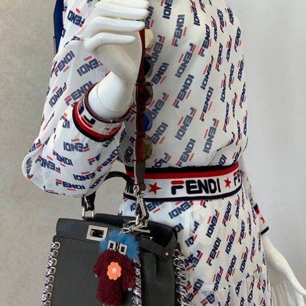 高仿網台灣芬迪頂級原單PEEKABOO全手工蛇皮縫製fendi-11807