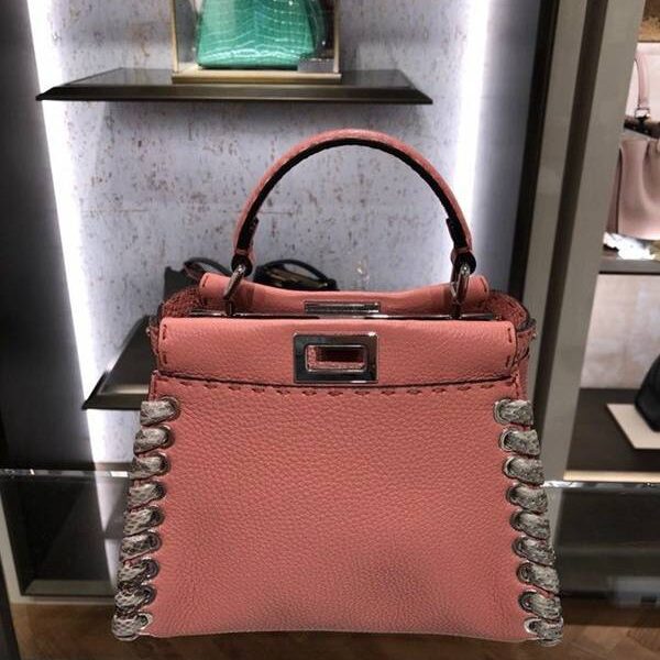 奢侈品1：1芬迪頂級原單PEEKABOO全手工蛇皮fendi-11808