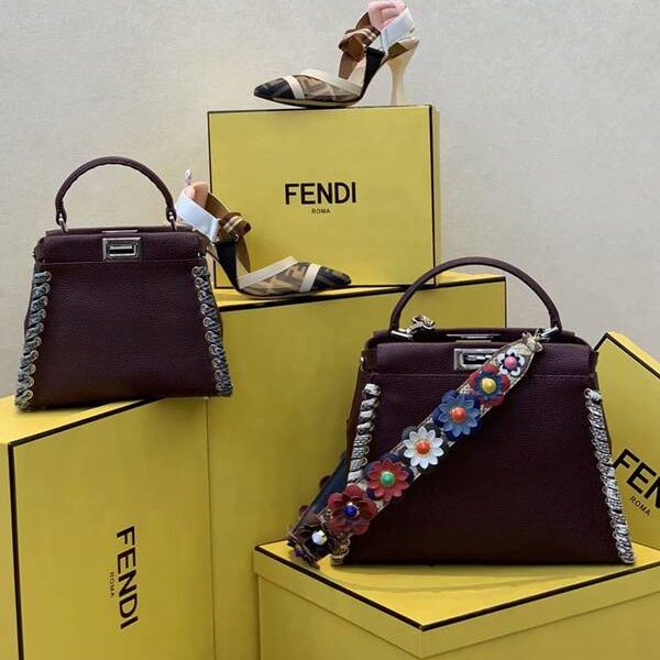 最高等級芬迪頂級原單PEEKABOO全手工蛇皮fendi-11809