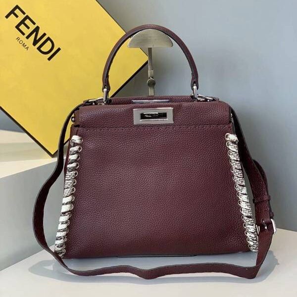 最高等級芬迪頂級原單PEEKABOO全手工蛇皮fendi-11809
